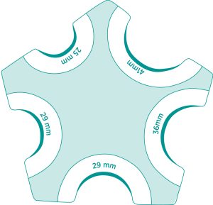 Male Catheter Measurement Star