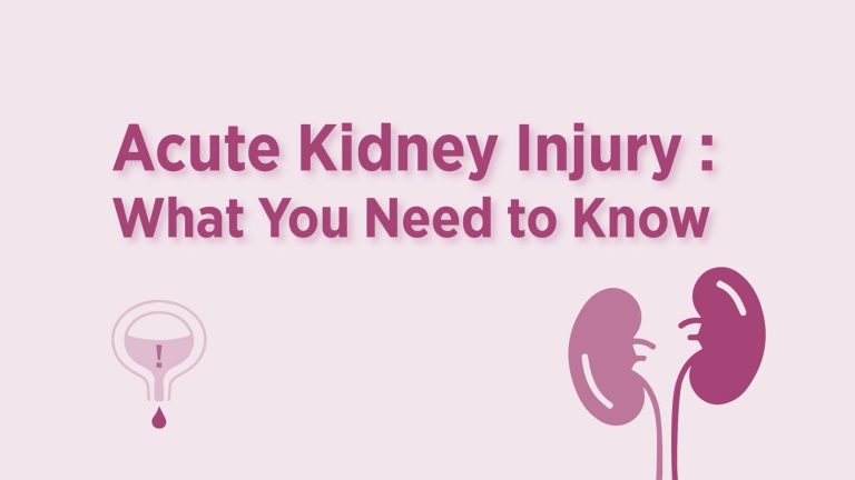 What you need to know about acute kidney injury