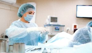 User proper PPE and hygiene in the ICU