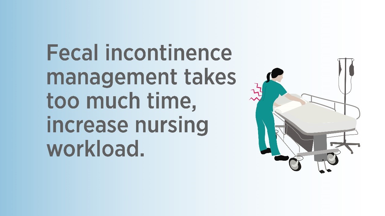 Fecal Incontinence Management takes too much time, increase nurse workload